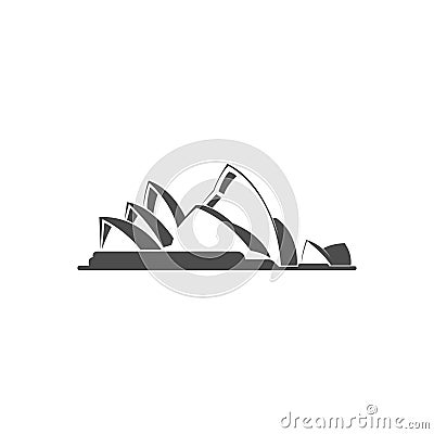 Australia icon design illustration template Cartoon Illustration