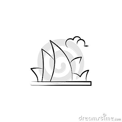 Australia icon. Element of anti aging icon for mobile concept and web apps. Doodle style Australia icon can be used for web and mo Stock Photo