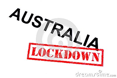 Australia Lockdown Stock Photo