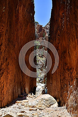 Australia, Northern Territory, McDonnell Range, Standley Chasm Stock Photo