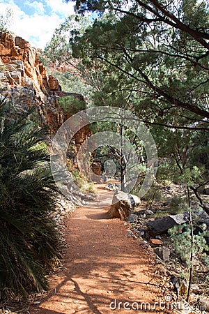 Australia, Standley Chasm, West Mac Donnell National Park Stock Photo