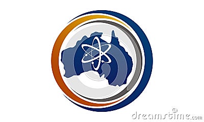 Australia Technology and Science Vector Illustration