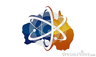 Australia Technology and Science Vector Illustration