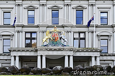 Australia, Victoria, Melbourne, Victorian Multicultural Building Editorial Stock Photo