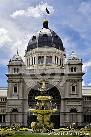 Australia, Victoria, Melbourne, Royal Exhibition Building Editorial Stock Photo