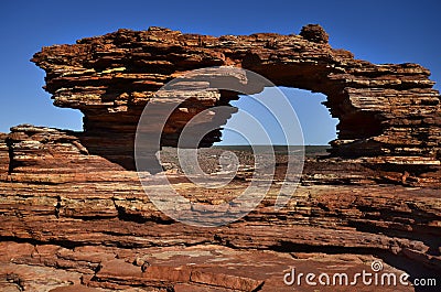 Australia, WA, Kalbarri NP, Natures window Stock Photo