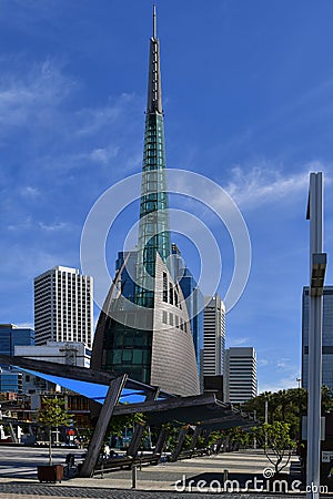 Australia, WA, Perth, Bell Tower Editorial Stock Photo
