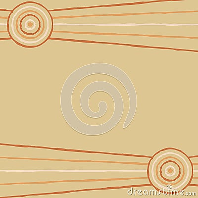 Australian Aboriginal art background Vector Illustration