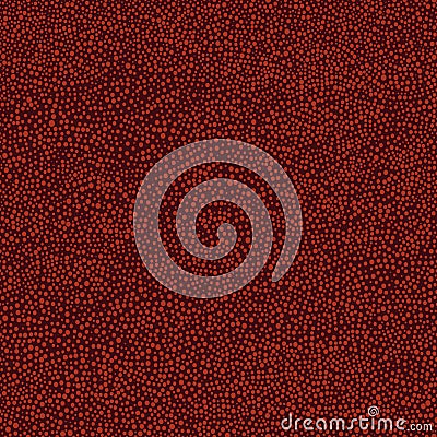 Australian aboriginal hand drawn seamless pattern with dots on dark burgundy background Stock Photo
