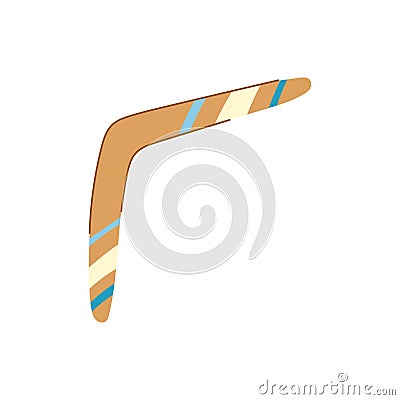 australian boomerang cartoon vector illustration Vector Illustration