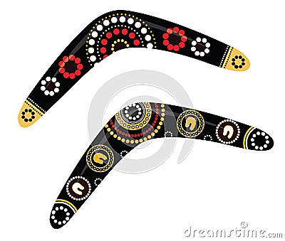 Australian boomerang vector. Vector Illustration