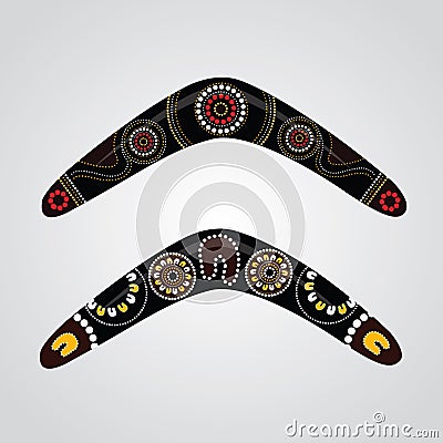 Australian boomerang vector. Vector Illustration