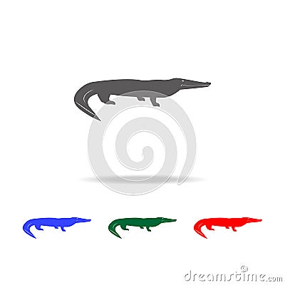 Australian crocodile icon. Elements of Australian animals multi colored icons. Premium quality graphic design icon. Simple icon fo Stock Photo