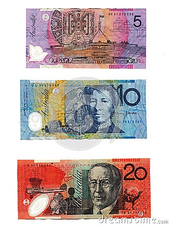 Australian currency Stock Photo