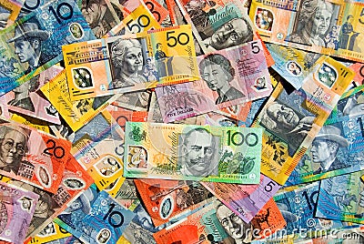 Australian Currency Stock Photo