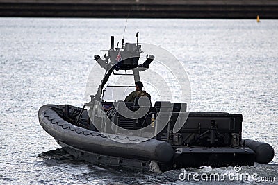 Australian Customs and Border Protection maritime unit Editorial Stock Photo