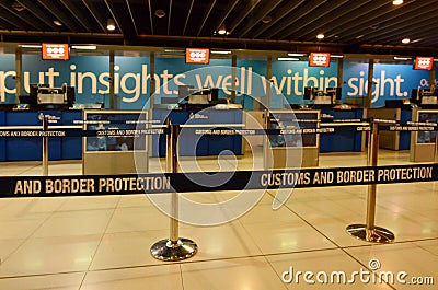 Australian Customs and Border Protection Service Editorial Stock Photo