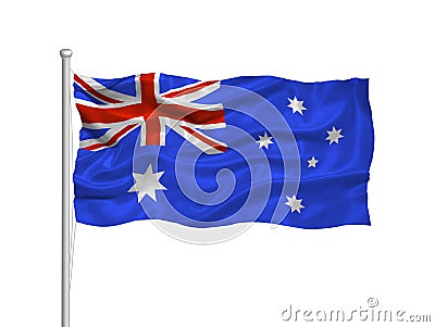 Australian Flag 2 Stock Photo