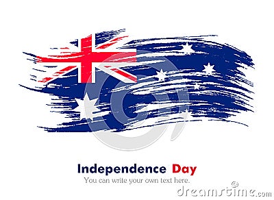 Australian flag Stock Photo