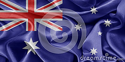 Australian flag Stock Photo