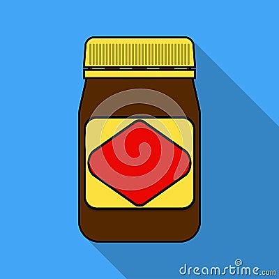 Australian food spread icon in flat style isolated on white background. Australia symbol stock vector illustration. Vector Illustration