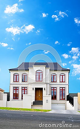 Australian house Stock Photo