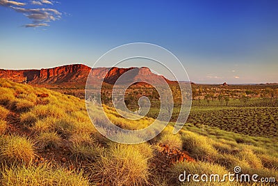 Australian landscape in Purnululu NP, Western Australia Stock Photo
