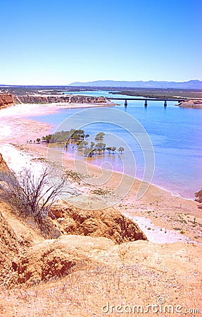 Australian landscape - spencer gulf Stock Photo