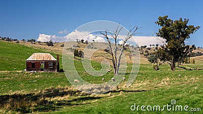 Australian rural scenic Stock Photo