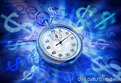 Australian Superannuation Time Money Management Retirement Stock Photo