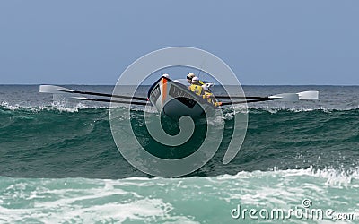 Australian Surf Rowers League Competition Editorial Stock Photo