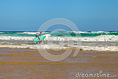 Surfers Editorial Stock Photo