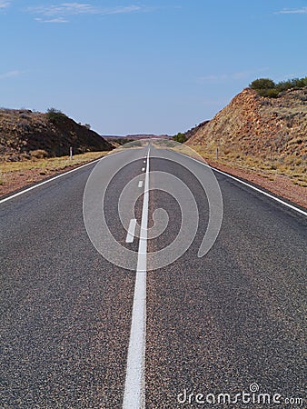 The Australian West Mcdonnell ranges Stock Photo