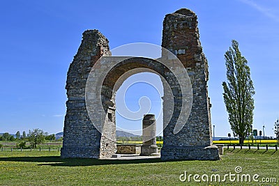 Austria, Ancient Roman Monument Stock Photo