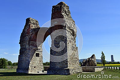 Austria, Ancient Roman Monument Stock Photo