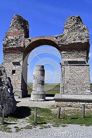 Austria, Ancient Roman Monument Stock Photo