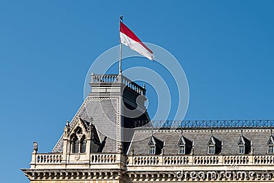 Austria Flag Stock Photo