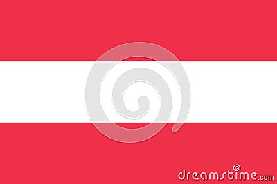 Austria flag vector eps10. Austrian flag.Flag of Austria. Vector illustration. The size of the original. Vector Illustration