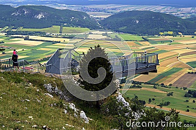 Austria, Hohe Wand skywalk Stock Photo