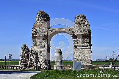 Austria, Ancient Roman Monument Stock Photo