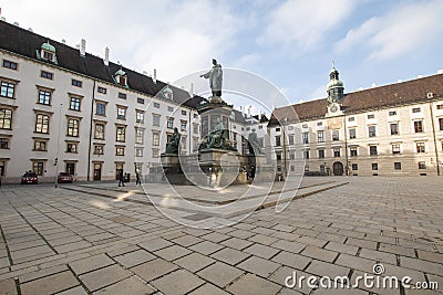 Austria, Vienna: 24, nowember, 2019 - Imperial Residence Hofburg Editorial Stock Photo