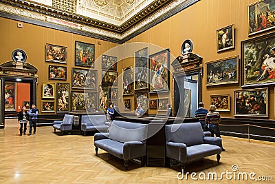 Vienna, view of Kunsthistorisches Museum Editorial Stock Photo