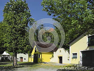 Austria, rural village in Springtime, Stock Photo