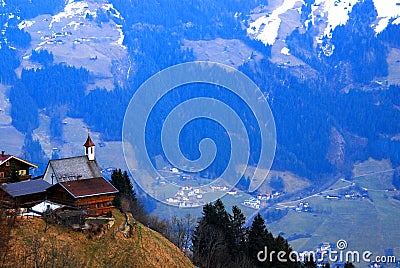 Austrian church Stock Photo