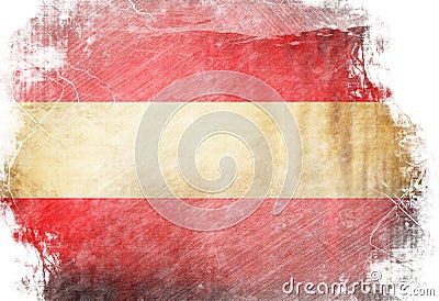 Austrian flag Stock Photo
