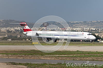 Austrian MD-80 Editorial Stock Photo