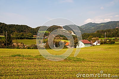 Austrian village Stock Photo