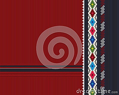 Authentic Bulgarian ornament 12 Vector Illustration