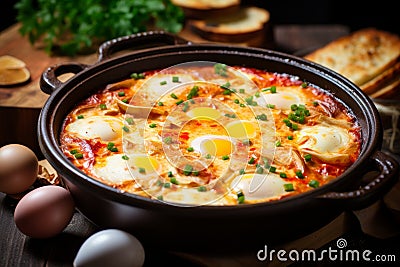 Authentic and mouthwatering korean kimchi jjigae stew, traditional and flavorsome korean cuisine Stock Photo