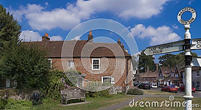 Jane Austen`s House,Chawton ,Hampshire ,England Editorial Stock Photo